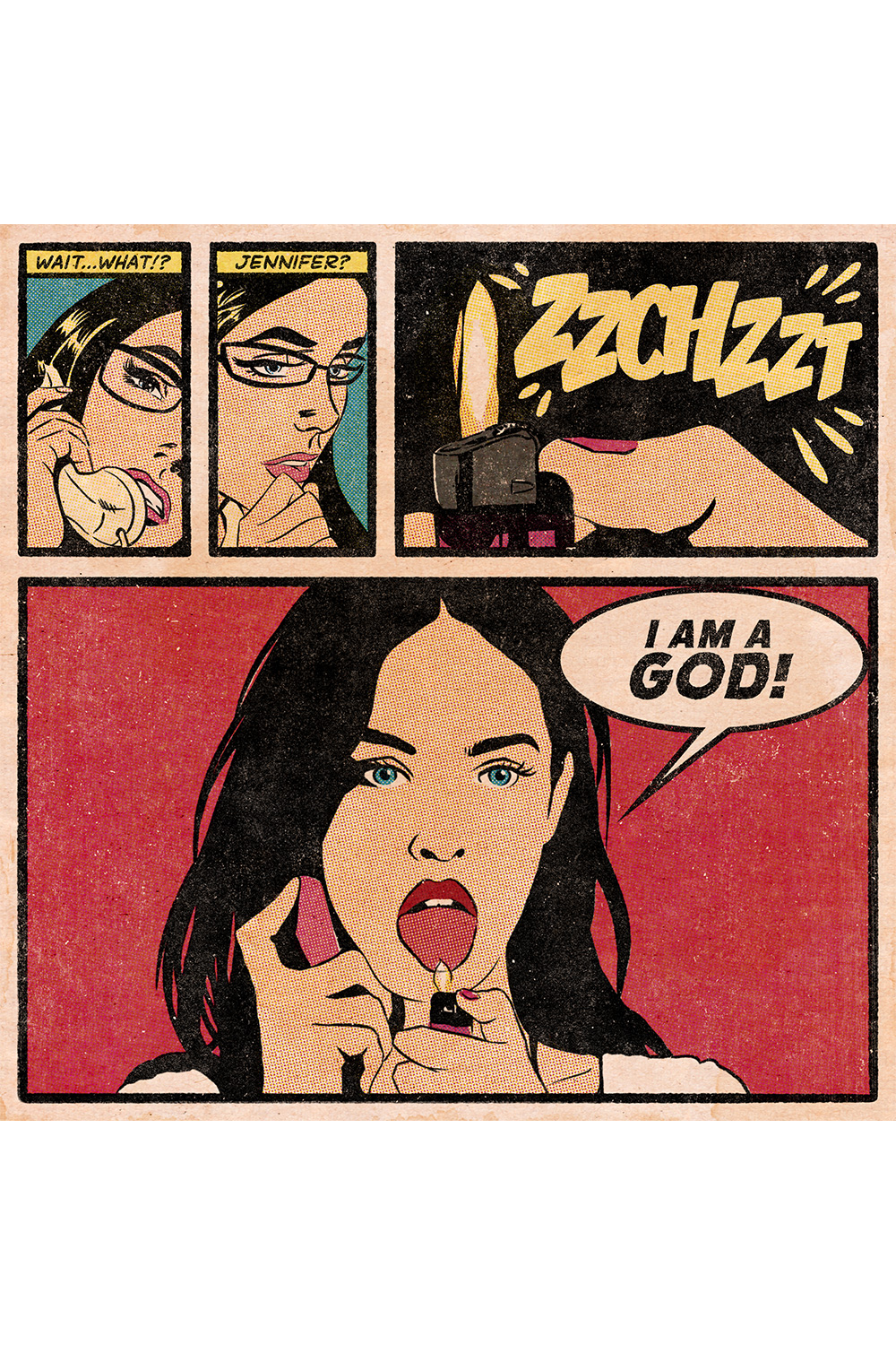 "I am a God" by Jerome Caskets