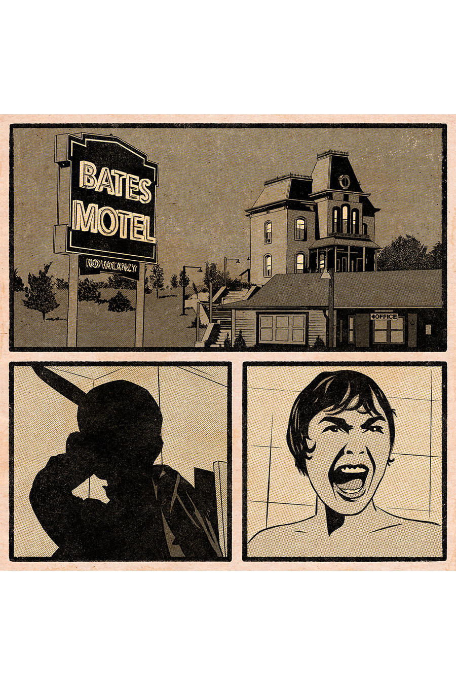 "Bates Motel" by Jerome Caskets