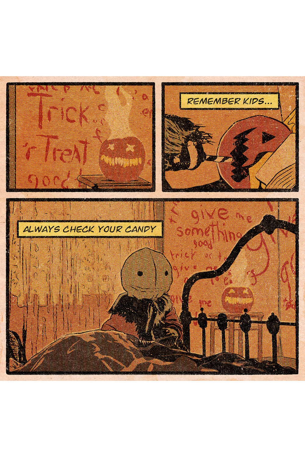 "Always Check Your Candy" by Jerome Caskets