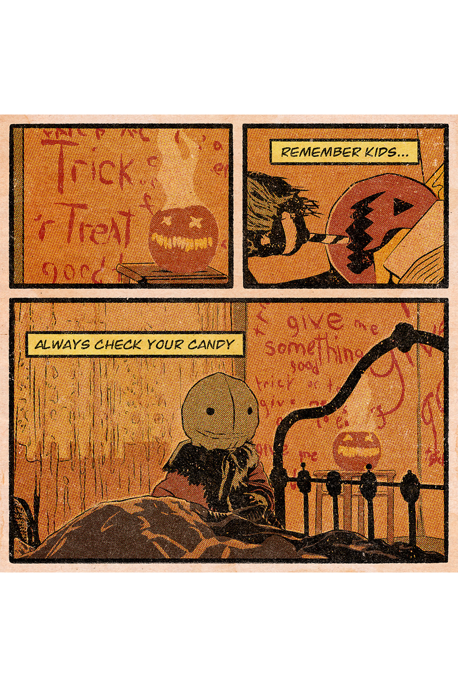 "Always Check Your Candy" by Jerome Caskets