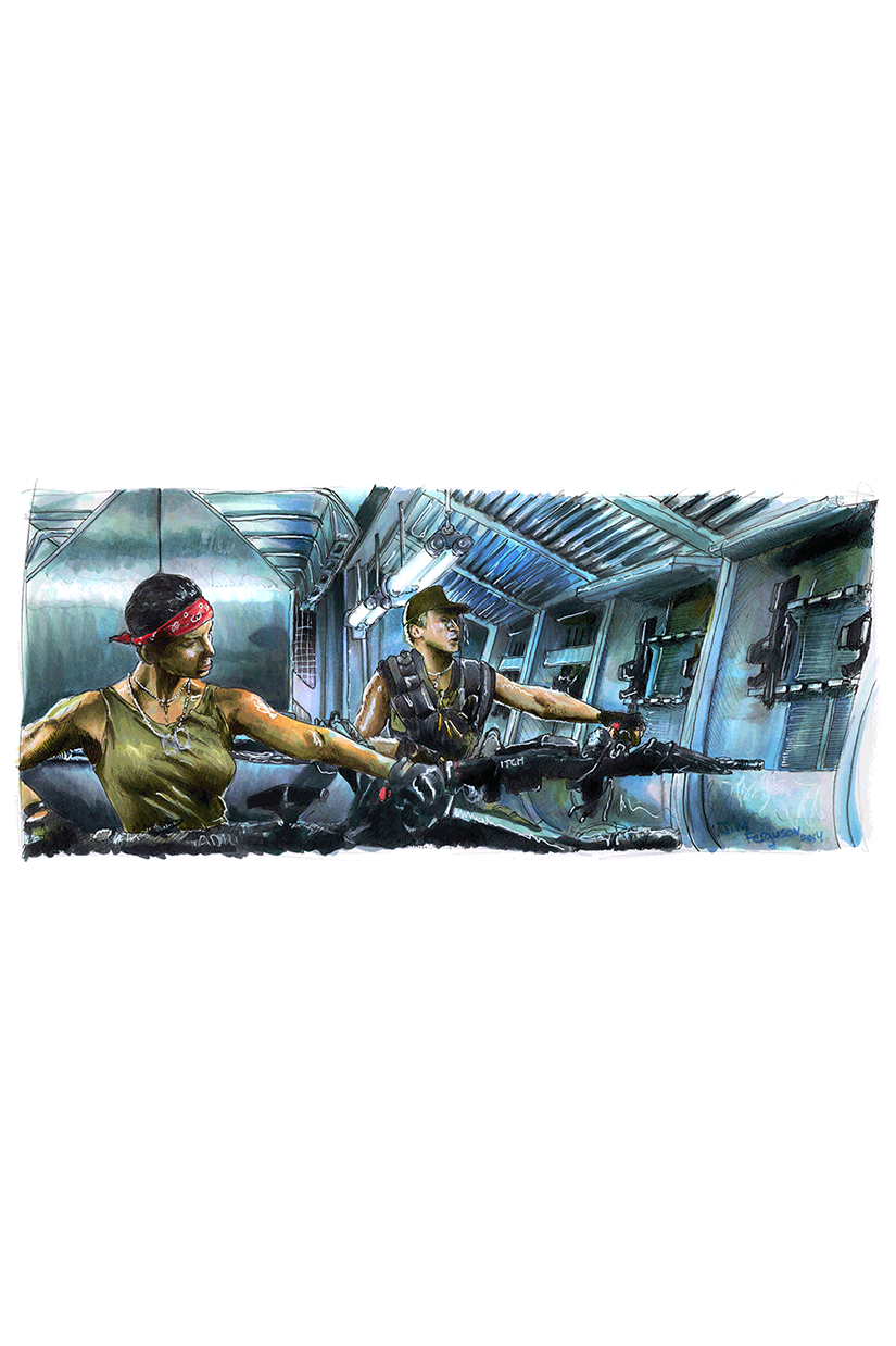 "Drake and Vasquez" by Jim Ferguson