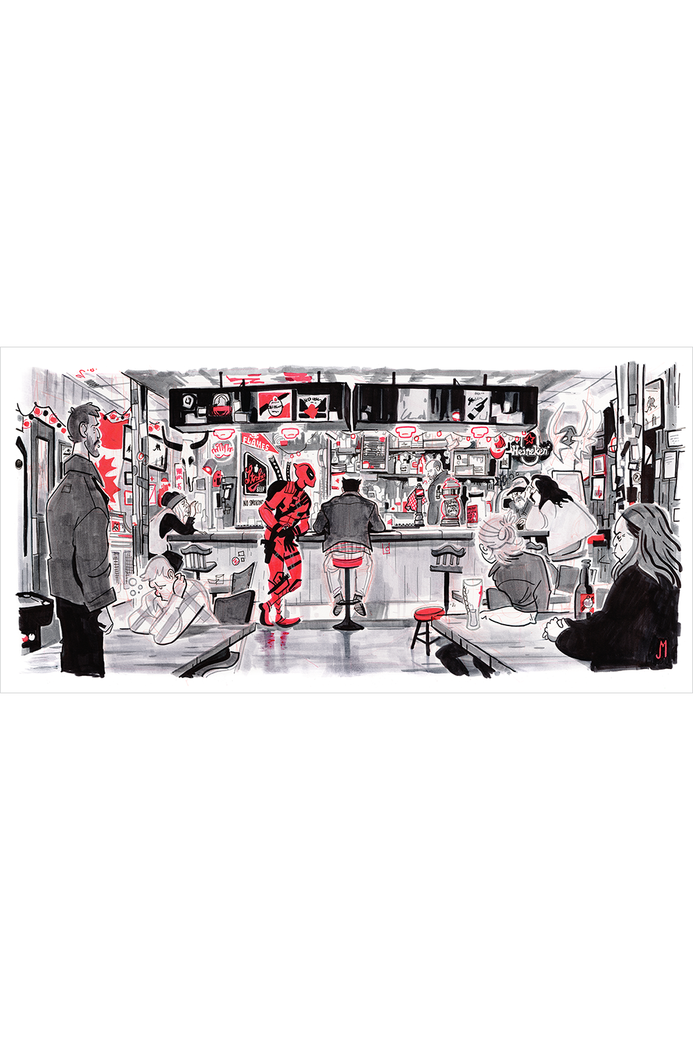 "Canadian Dive Bar" Original by Joey Mason