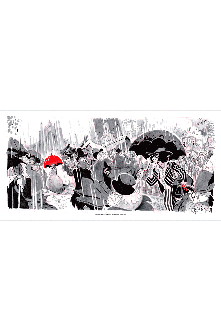 "Edinburgh Book Market" by Joey Mason