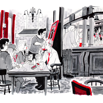 "The Winchester Pub" Original by Joey Mason