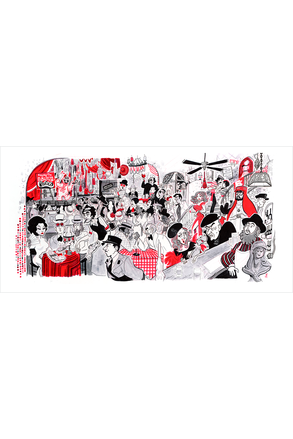 "El Sleezo Cafe" Original by Joey Mason