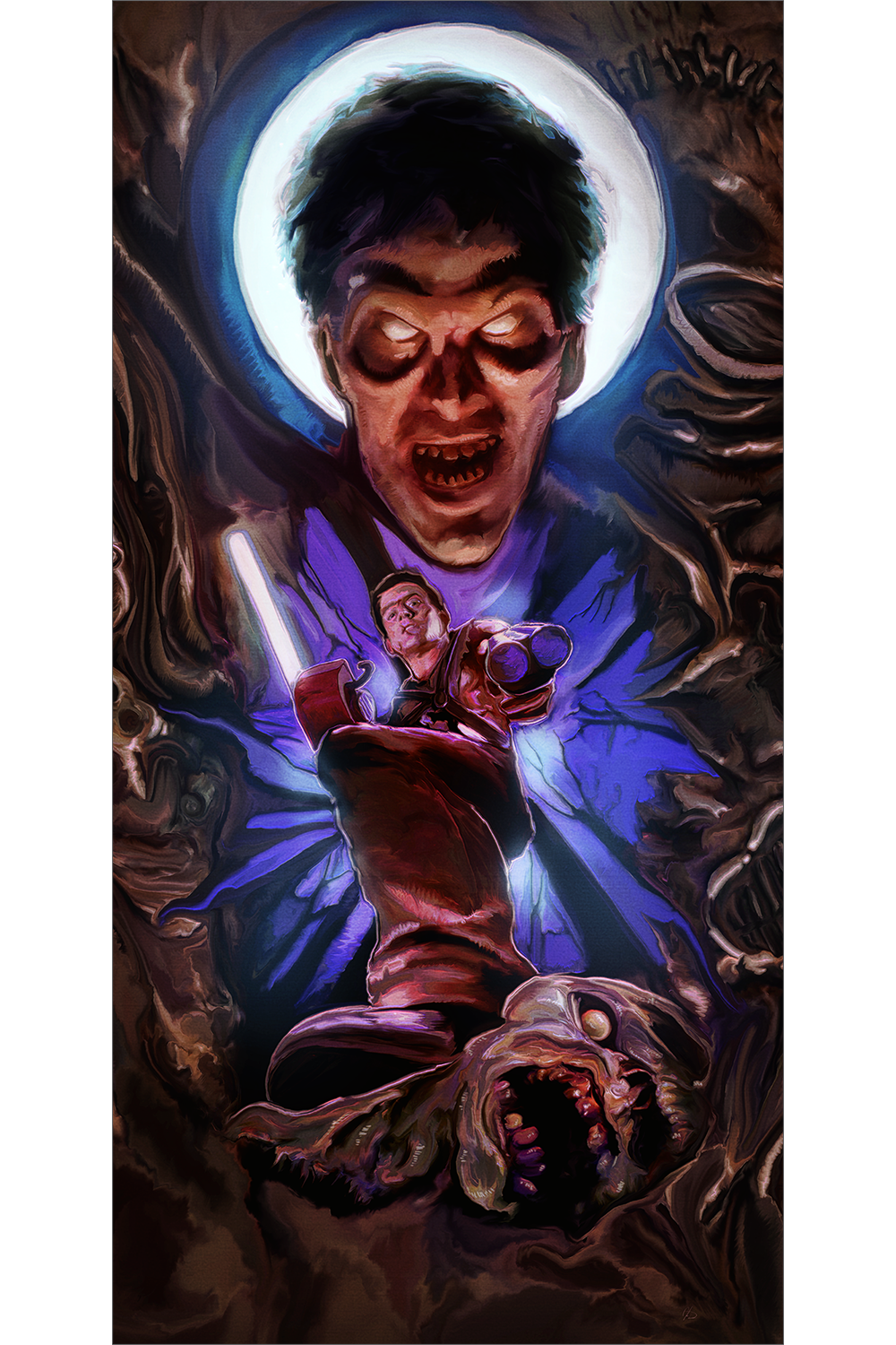 "Necronomicon: Bound in Human Flesh" by John Dunn