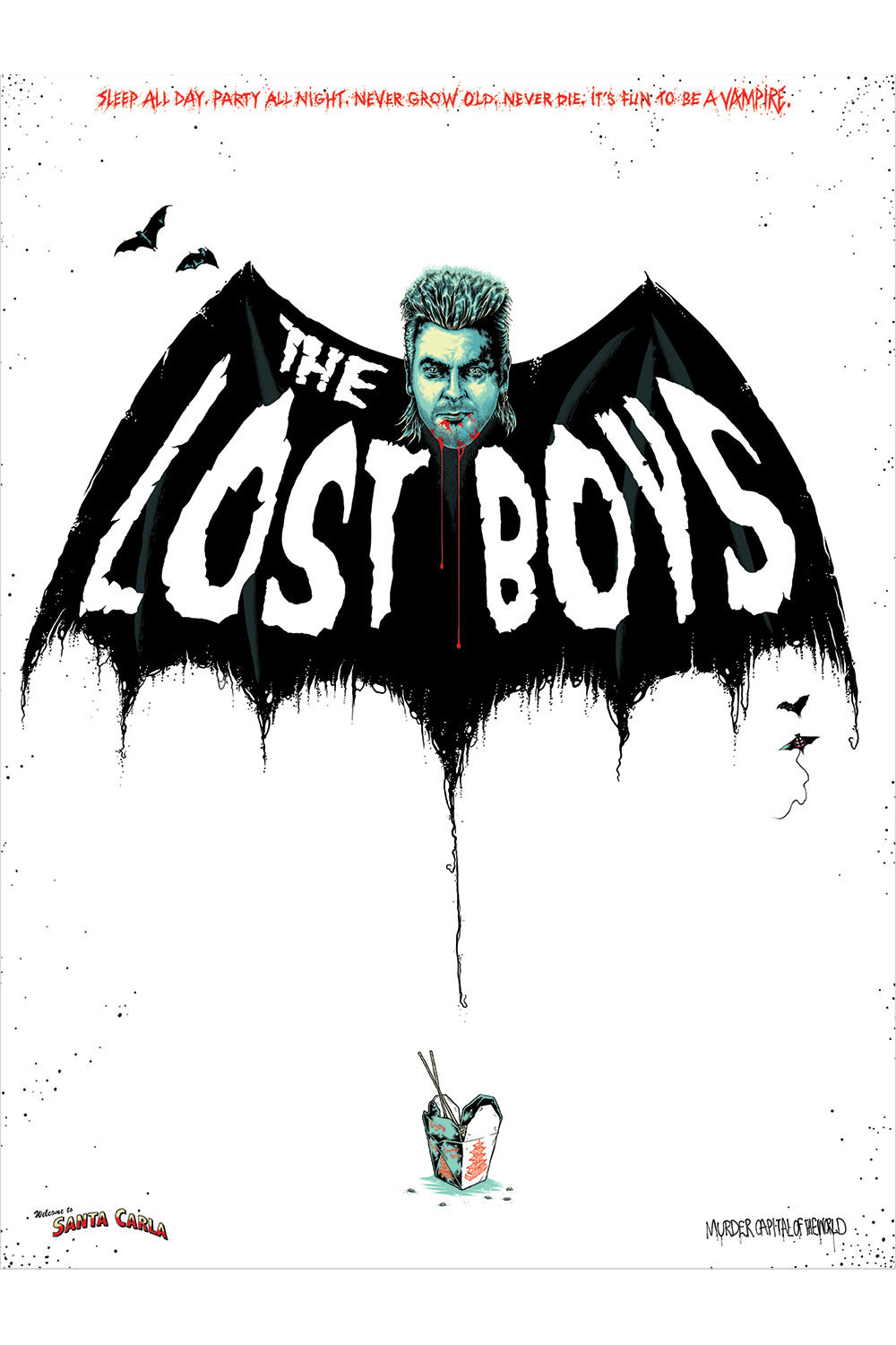 "One Thing About Living In Santa Carla I Never Could Stomach...All The Damn Vampires" by Josh Beamish