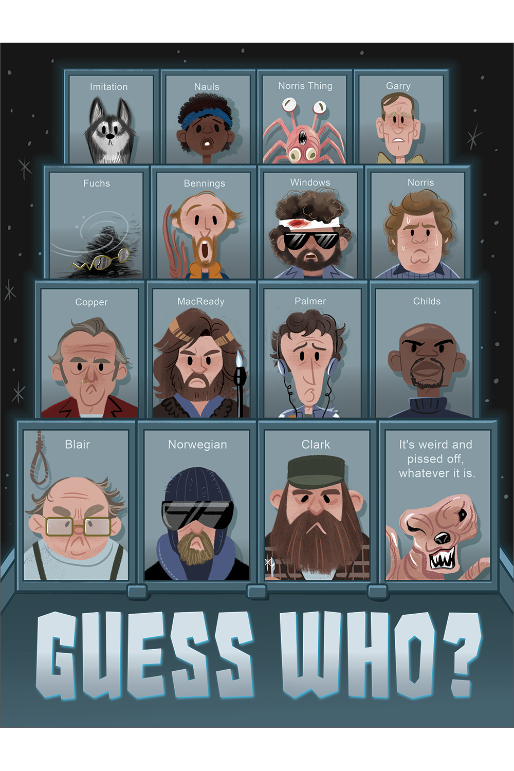 "Guess Who Goes There?" by Kat Hudson