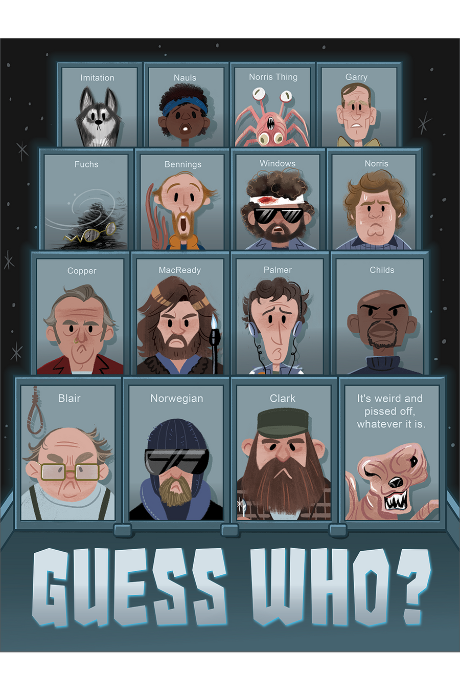 "Guess Who Goes There?" by Kat Hudson