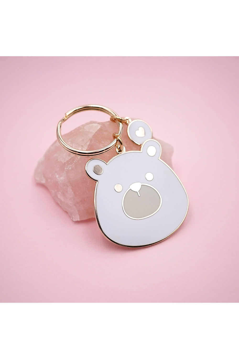 "White Bear" Keychain by Kelly McMahon