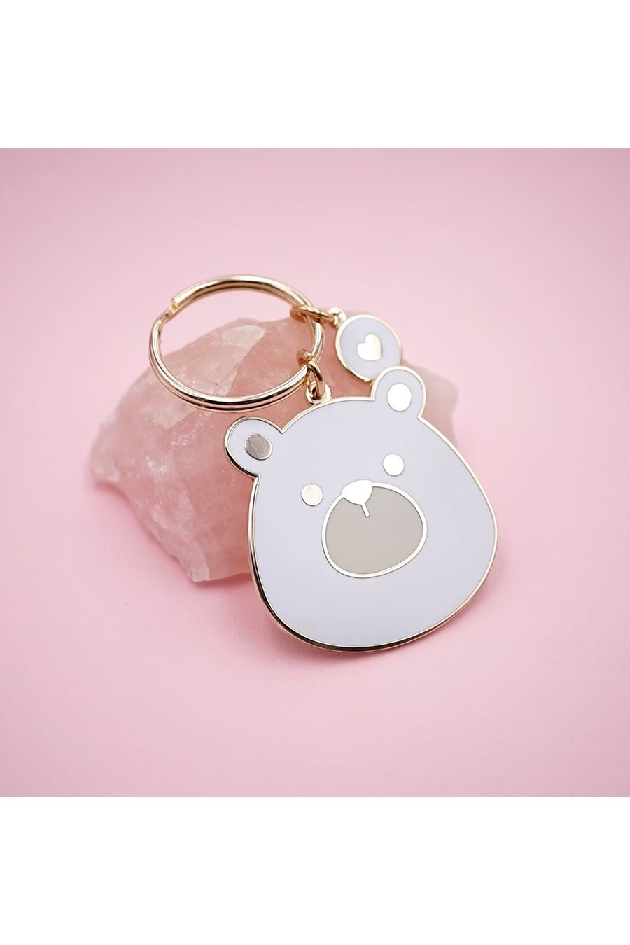 "White Bear" Keychain by Kelly McMahon
