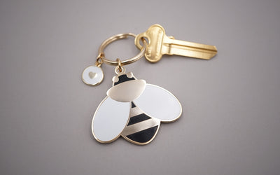 "Bee" Keychain by Kelly McMahon