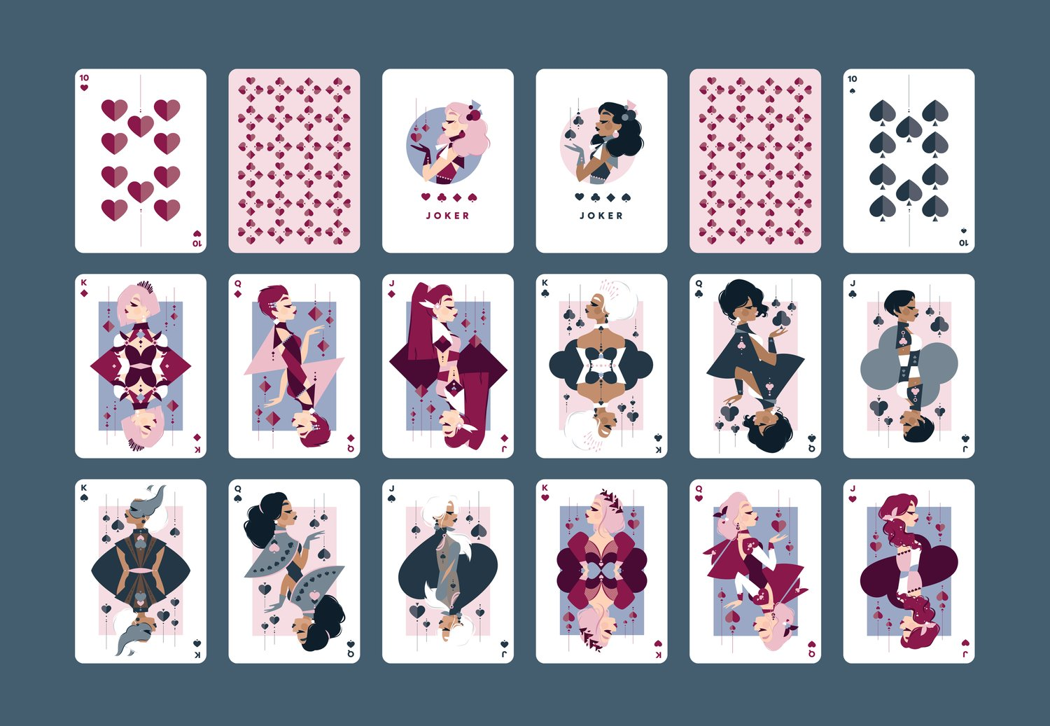 "Imperium" Playing Cards by Kelly McMahon