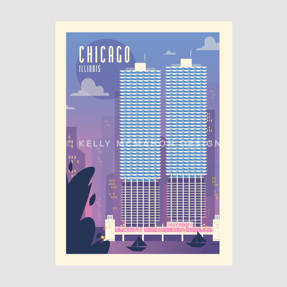 "Postcards from Chicago" Postcard Set by McMahon