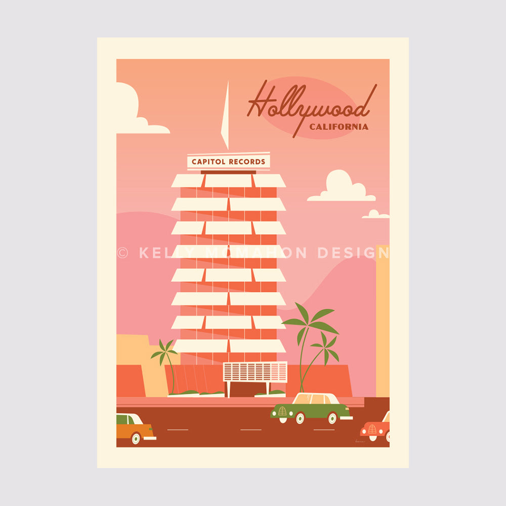 "Postcards from Los Angeles" Postcard Set by Kelly McMahon