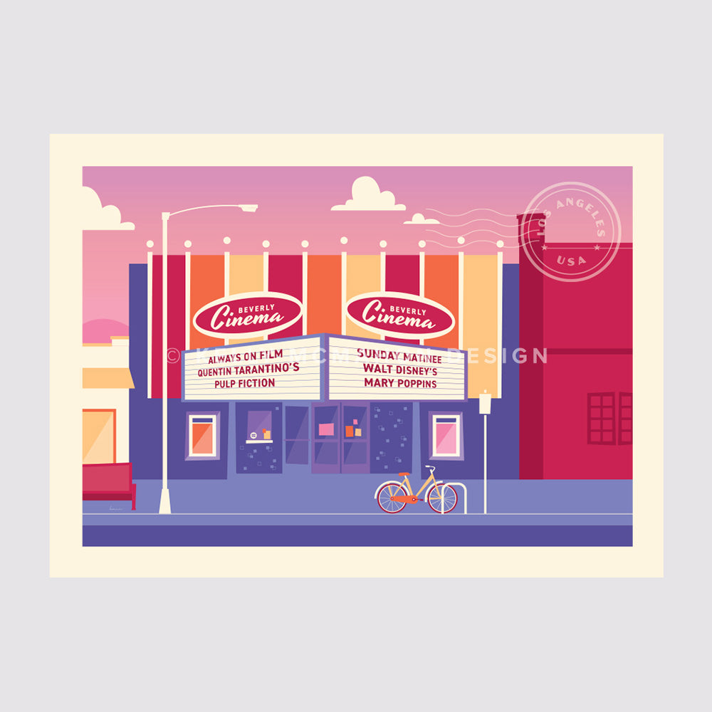 "Postcards from Los Angeles" Postcard Set by Kelly McMahon