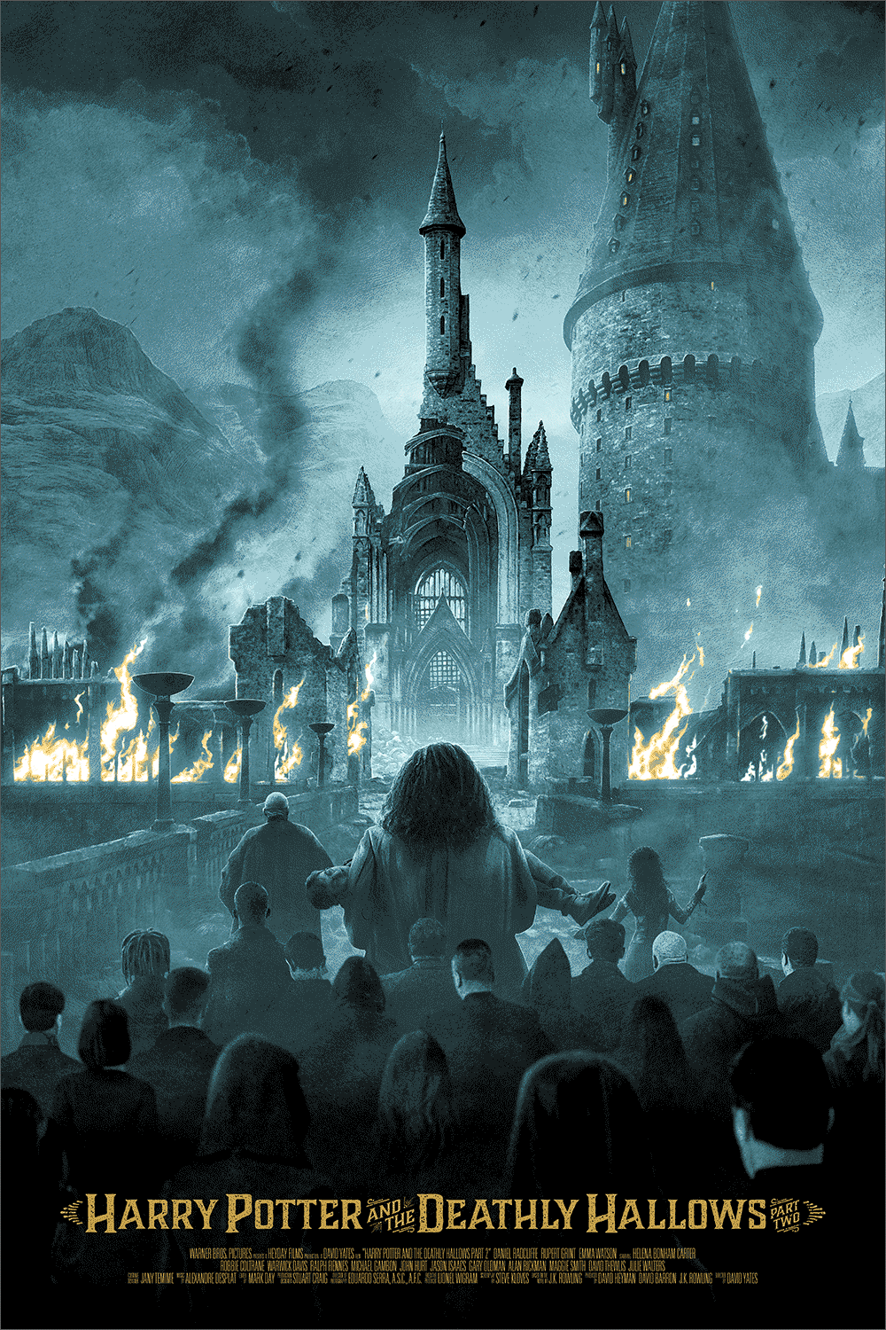 "The Battle of Hogwarts" by Kevin M Wilson / Ape Meets Girl