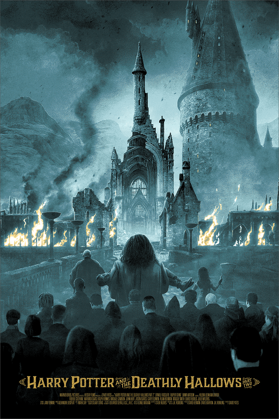 "The Battle of Hogwarts" by Kevin M Wilson / Ape Meets Girl