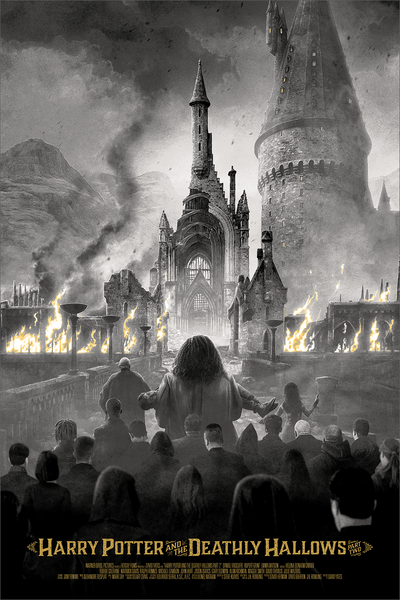 "The Battle of Hogwarts" by Kevin M Wilson / Ape Meets Girl