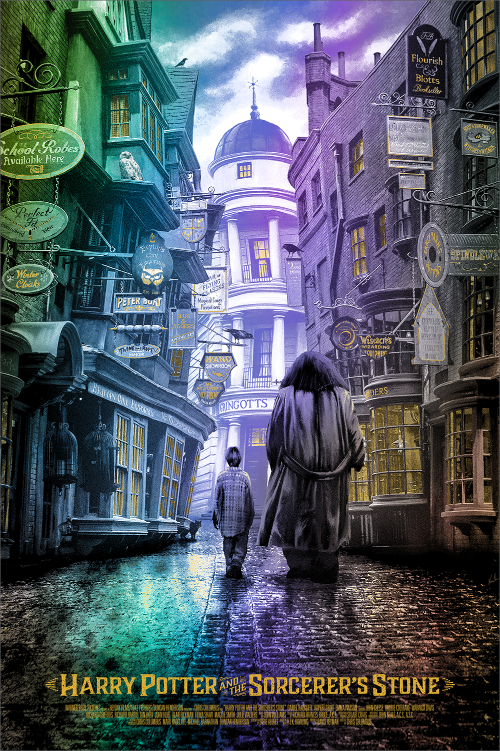 "Harry Potter and the Philosopher's Stone" Variant 1/1 by Kevin M Wilson (Ape Meets Girl)