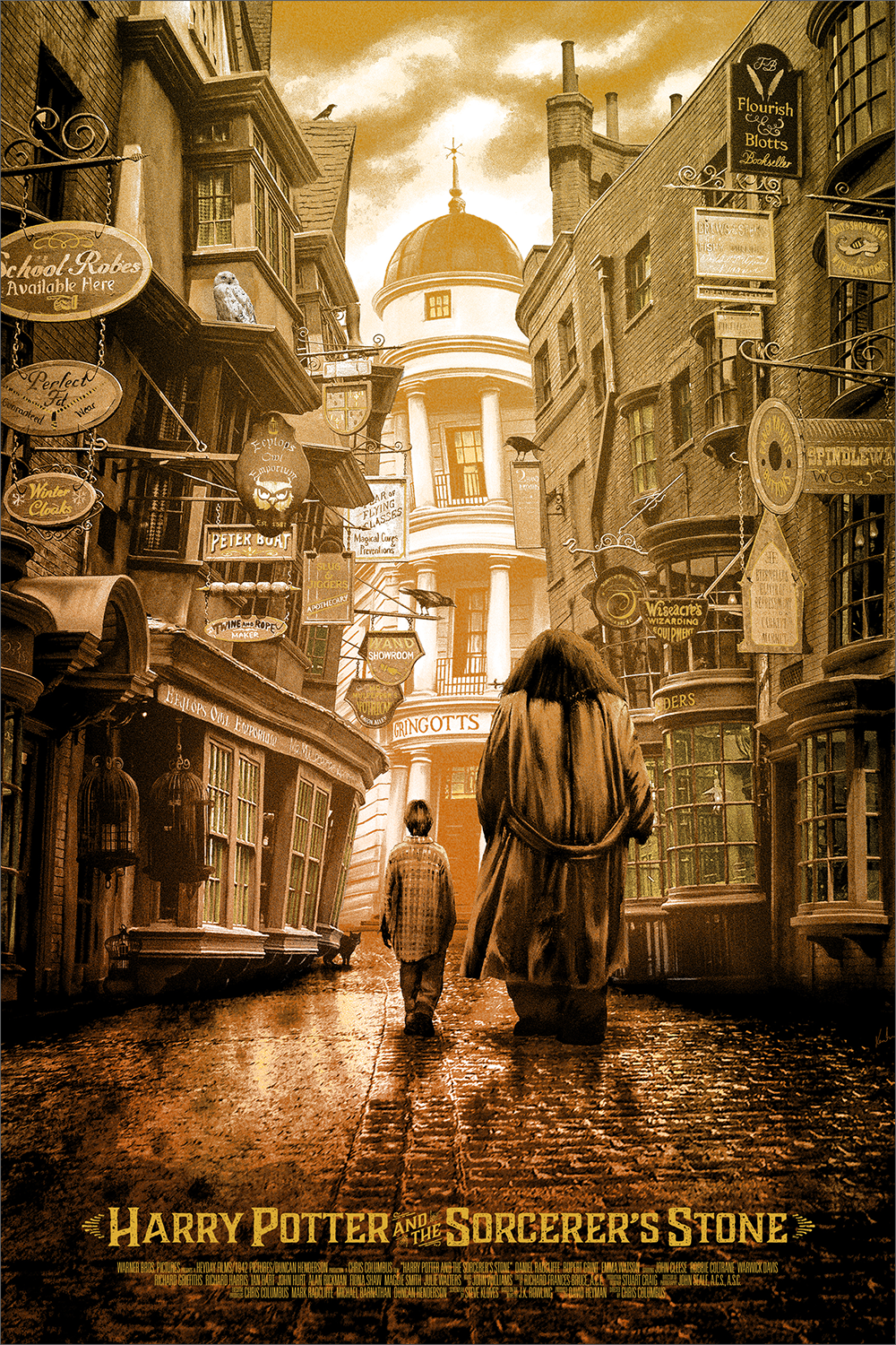 "Harry Potter and the Philosopher's Stone" Variant 1/1 by Kevin M Wilson (Ape Meets Girl)