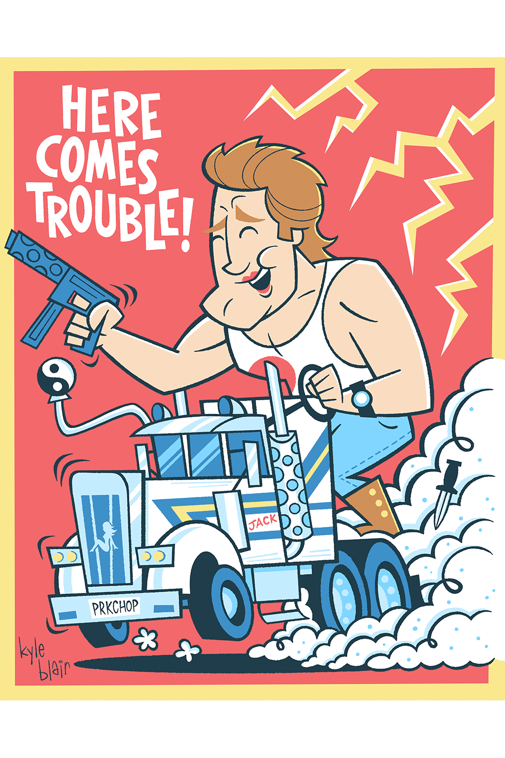 "Here Comes Trouble!" by Kyle Blair