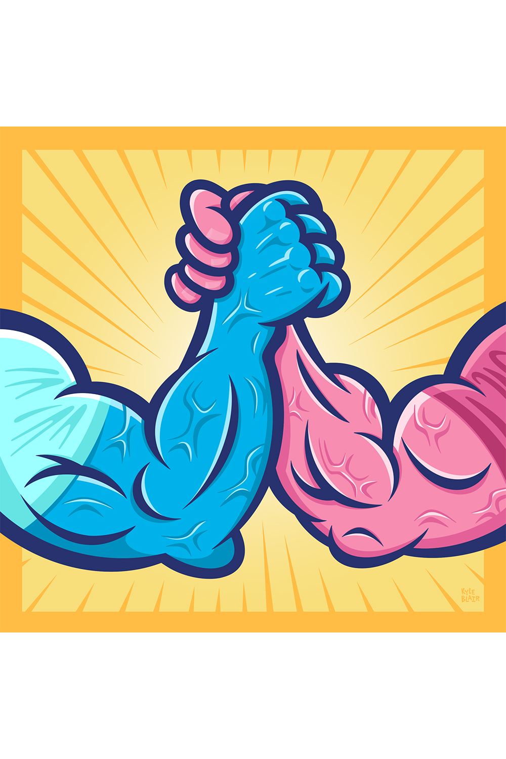 "Epic Handshake" by Kyle Blair
