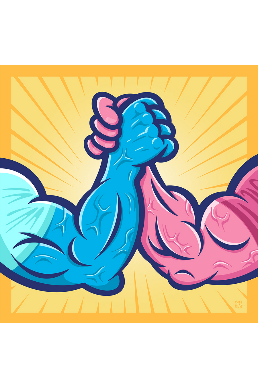 "Epic Handshake" by Kyle Blair