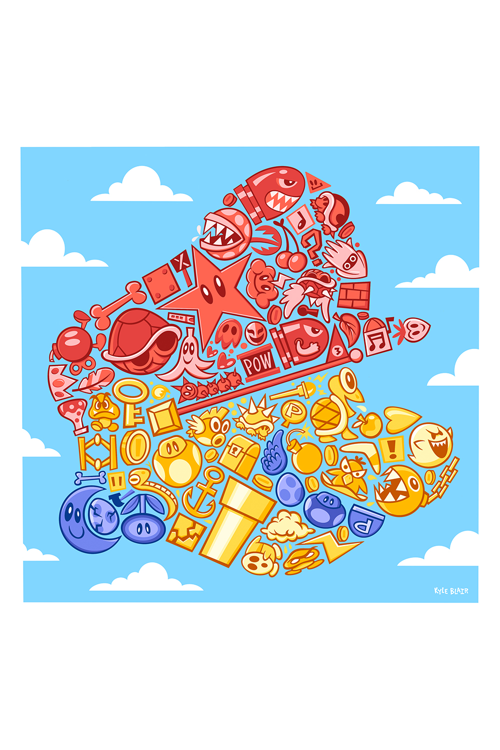 "Super Mario Collection" by Kyle Blair