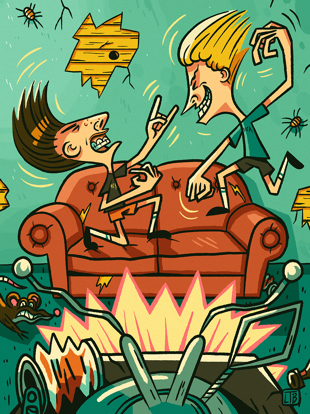 "Rockin Out With Beavis and Butthead" by Luke T. Benson