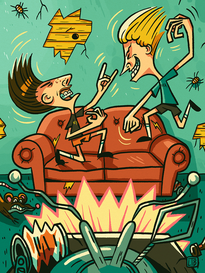 "Rockin Out With Beavis and Butthead" by Luke T. Benson