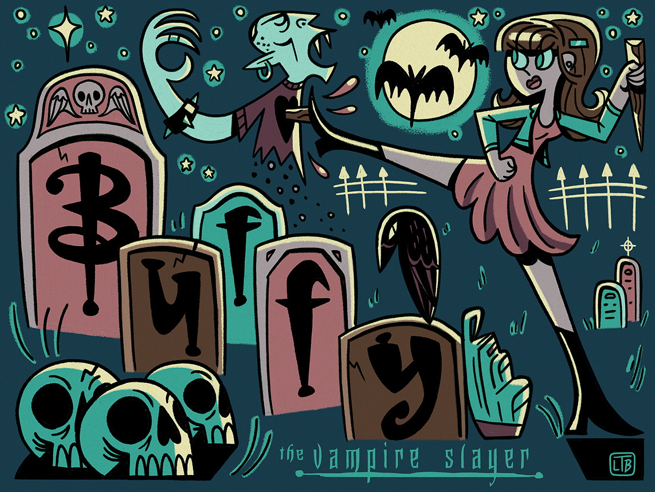 "Buffy Slays After School" by Luke T Benson