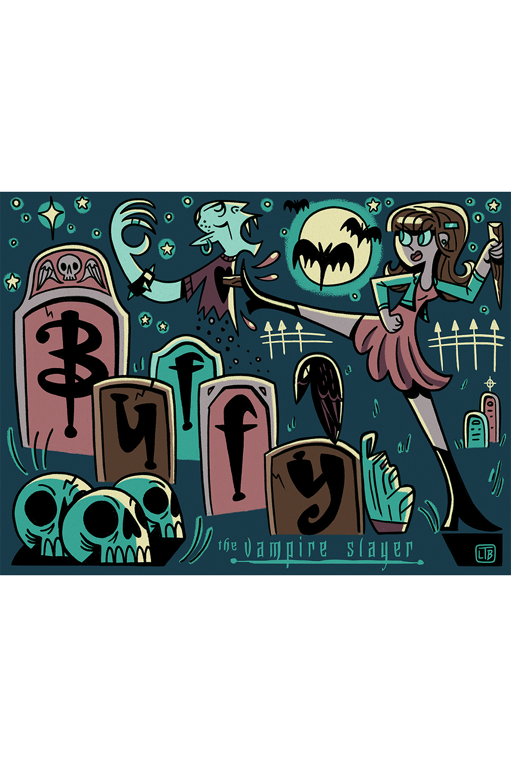 "Buffy Slays After School" by Luke T Benson