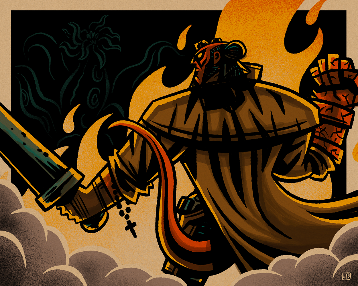 "Hellboy" by Luke T. Benson