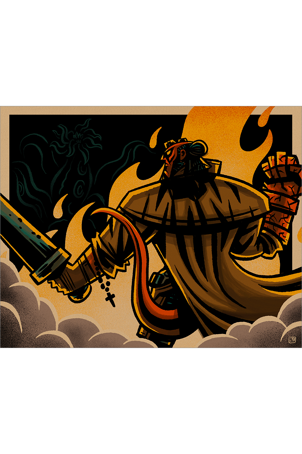 "Hellboy" by Luke T. Benson