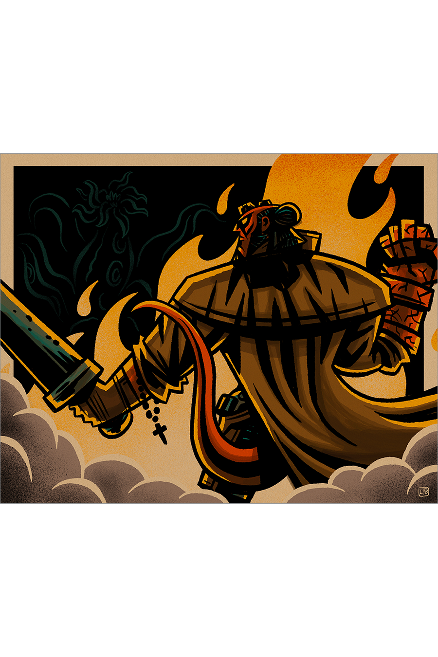 "Hellboy" by Luke T. Benson