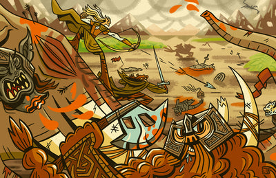 "The Battle of Pelennor Fields" by Luke T Benson