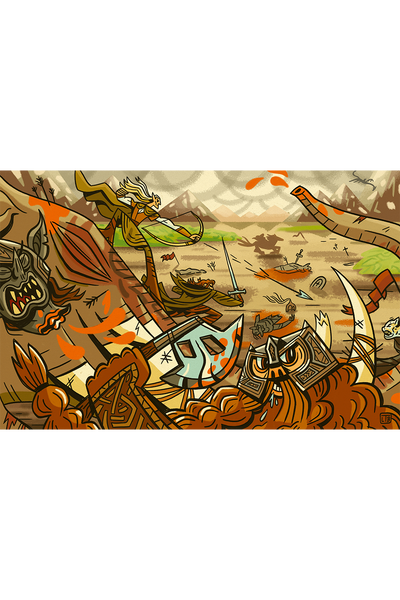 "The Battle of Pelennor Fields" by Luke T Benson