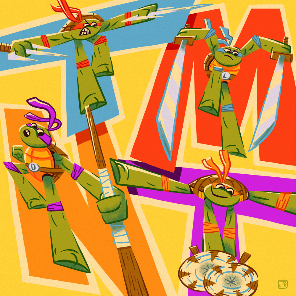 "TMNT" by Luke T Benson