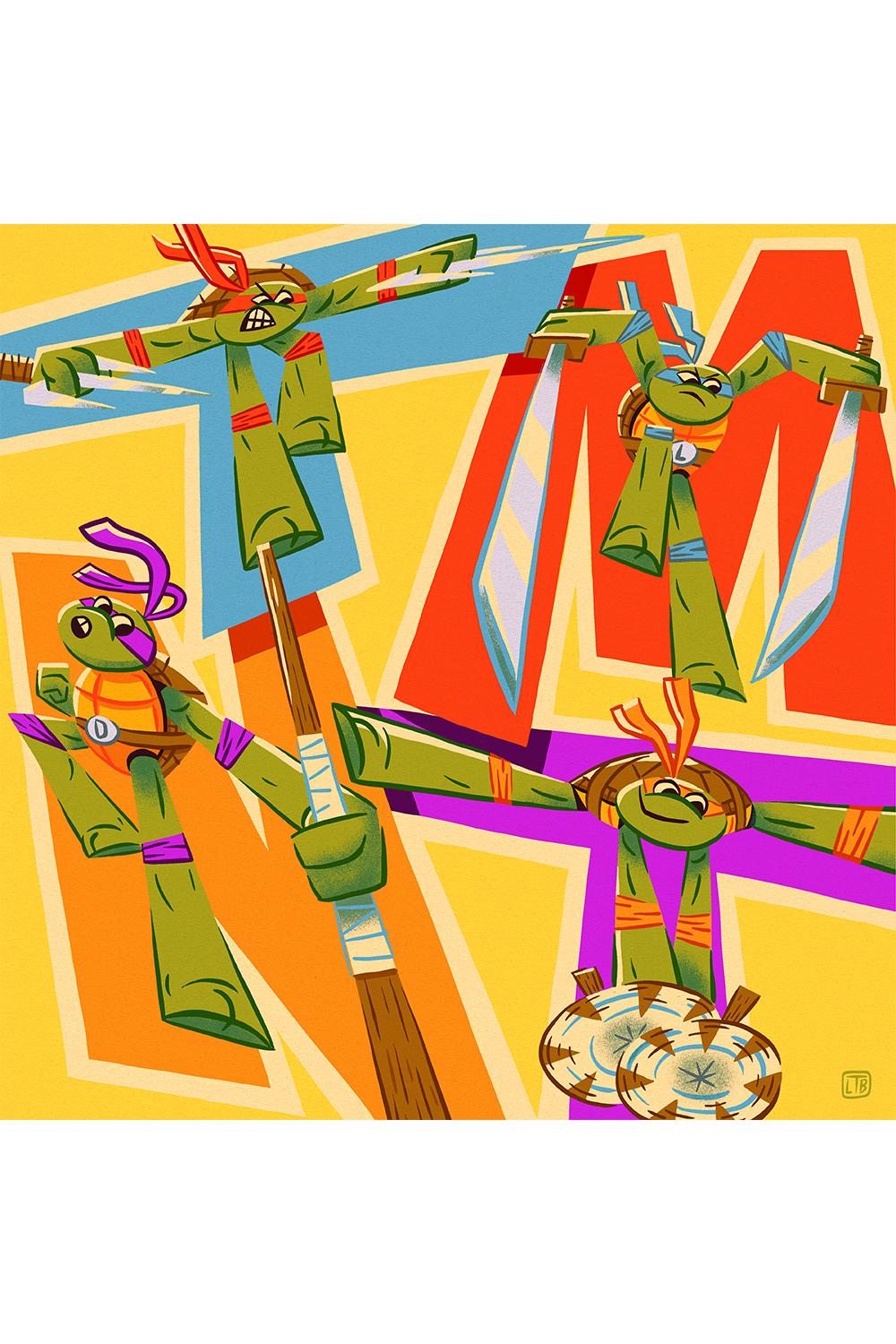 "TMNT" by Luke T Benson