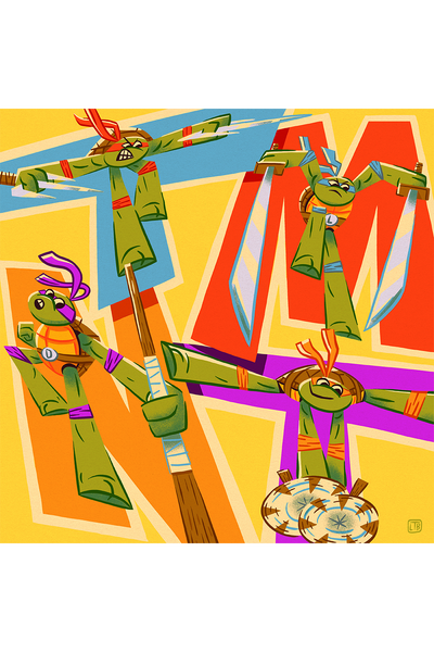 "TMNT" by Luke T Benson