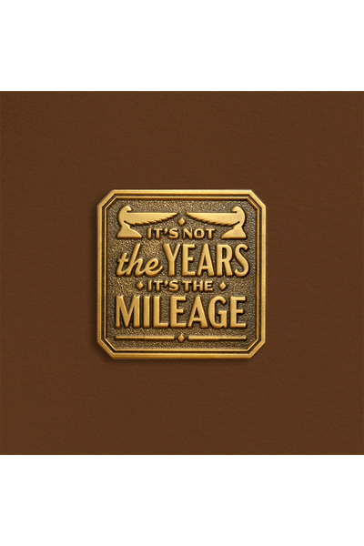 "It's Not the Years" Pin by MacGuffin Goods