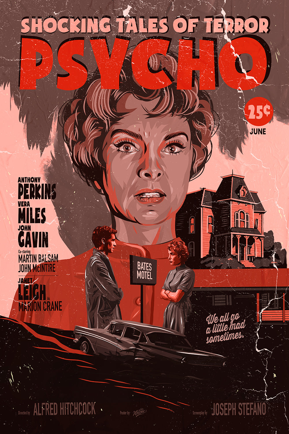 "We All Go A Little Mad Sometimes" Variant by Malone