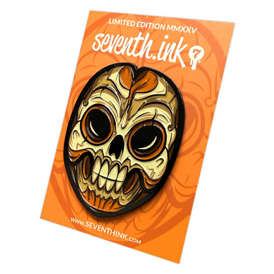 "Skeleton Mask" Pin by Matthew Johnson