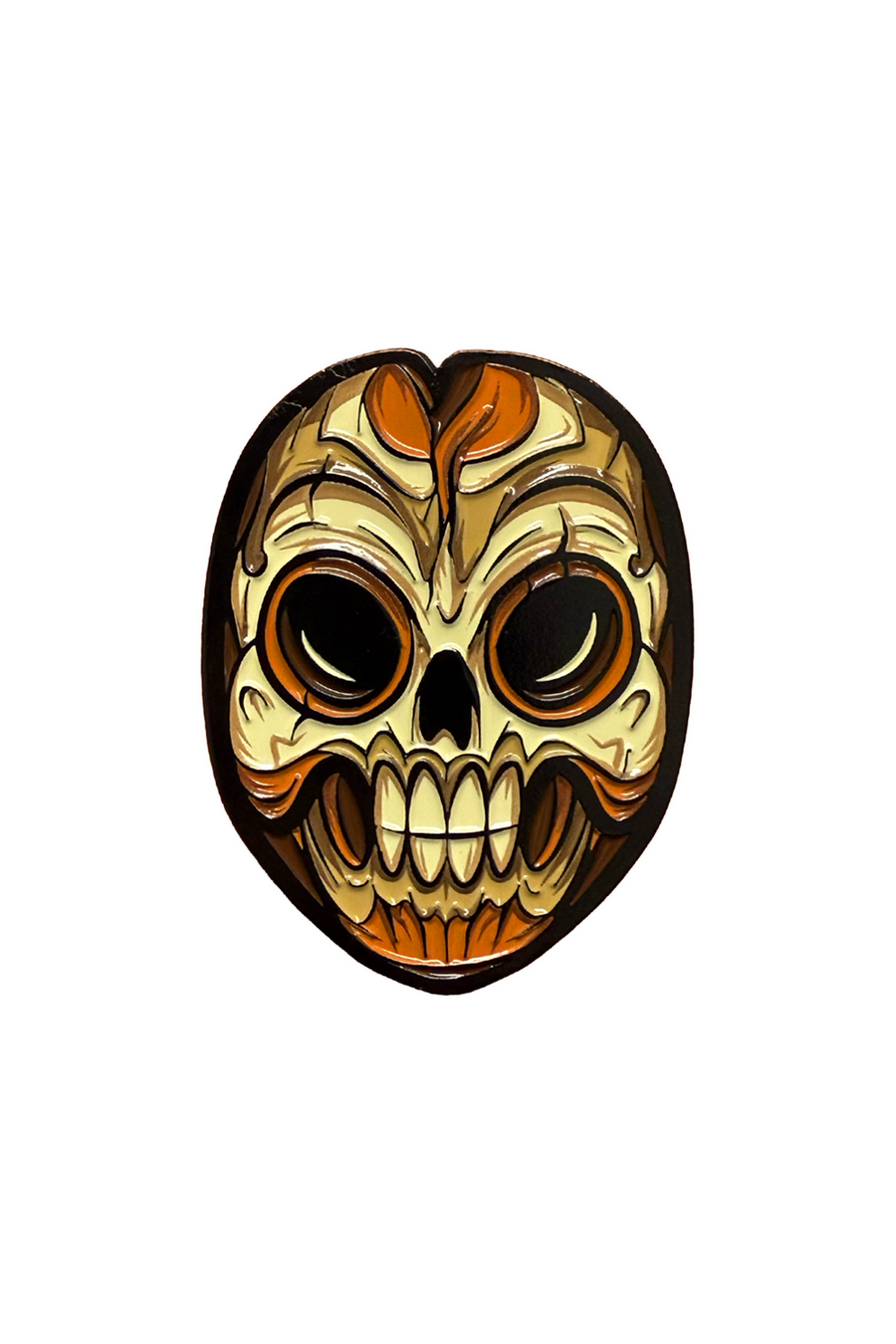 "Skeleton Mask" Pin by Matthew Johnson