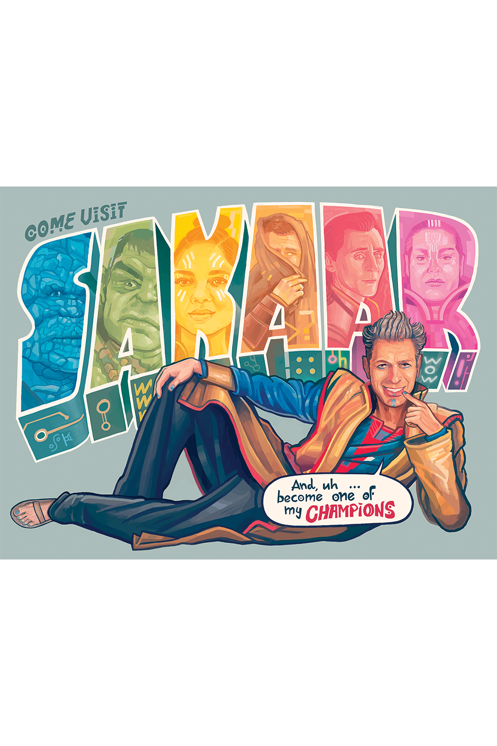 "Postcards from Sakaar" by Miguel Delicado