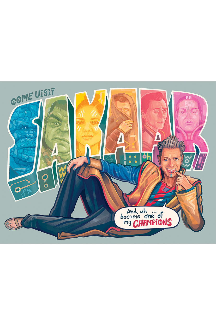 "Postcards from Sakaar" by Miguel Delicado