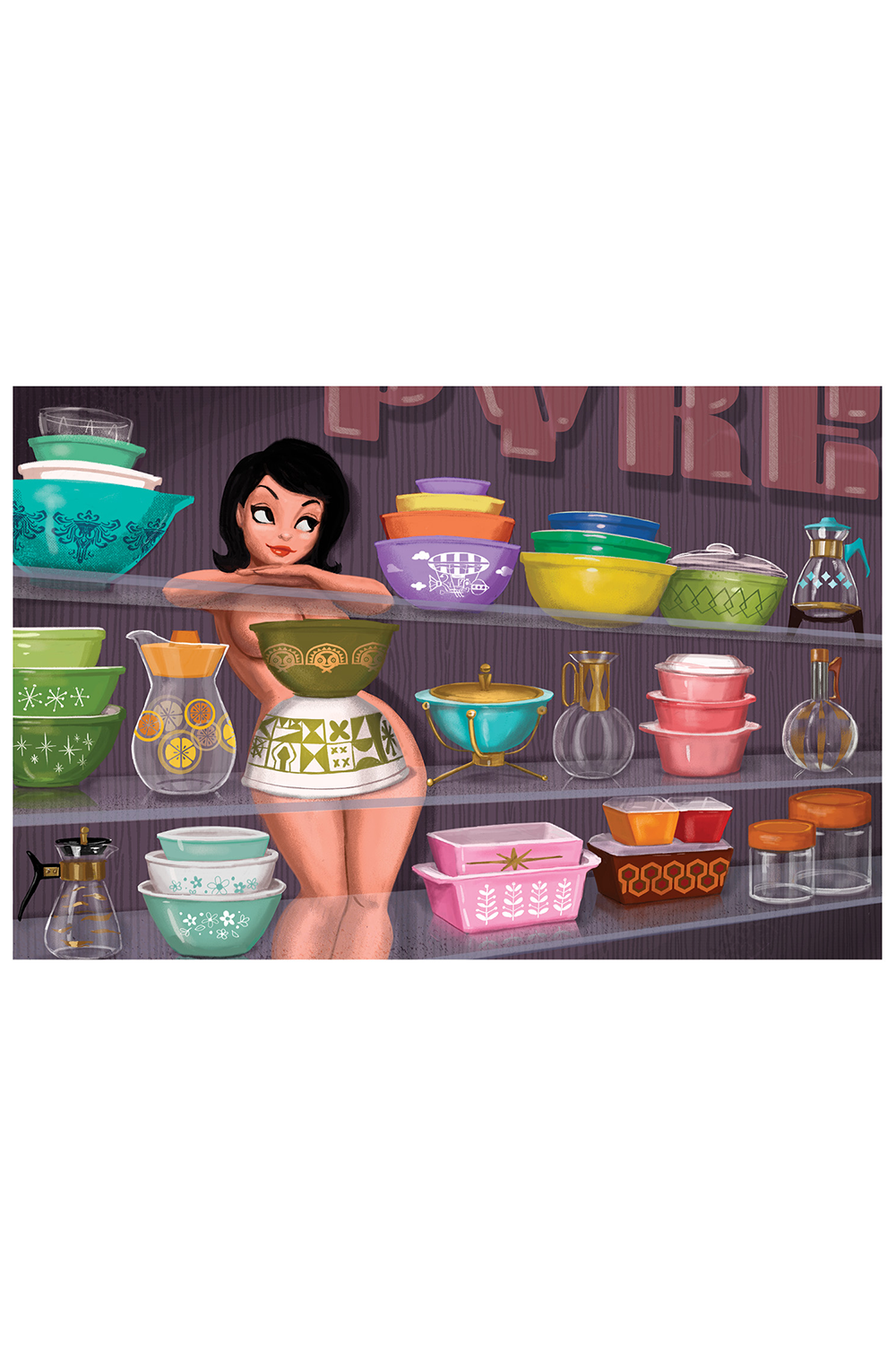 2.  "Pyrex Museum" by Mona Collentine