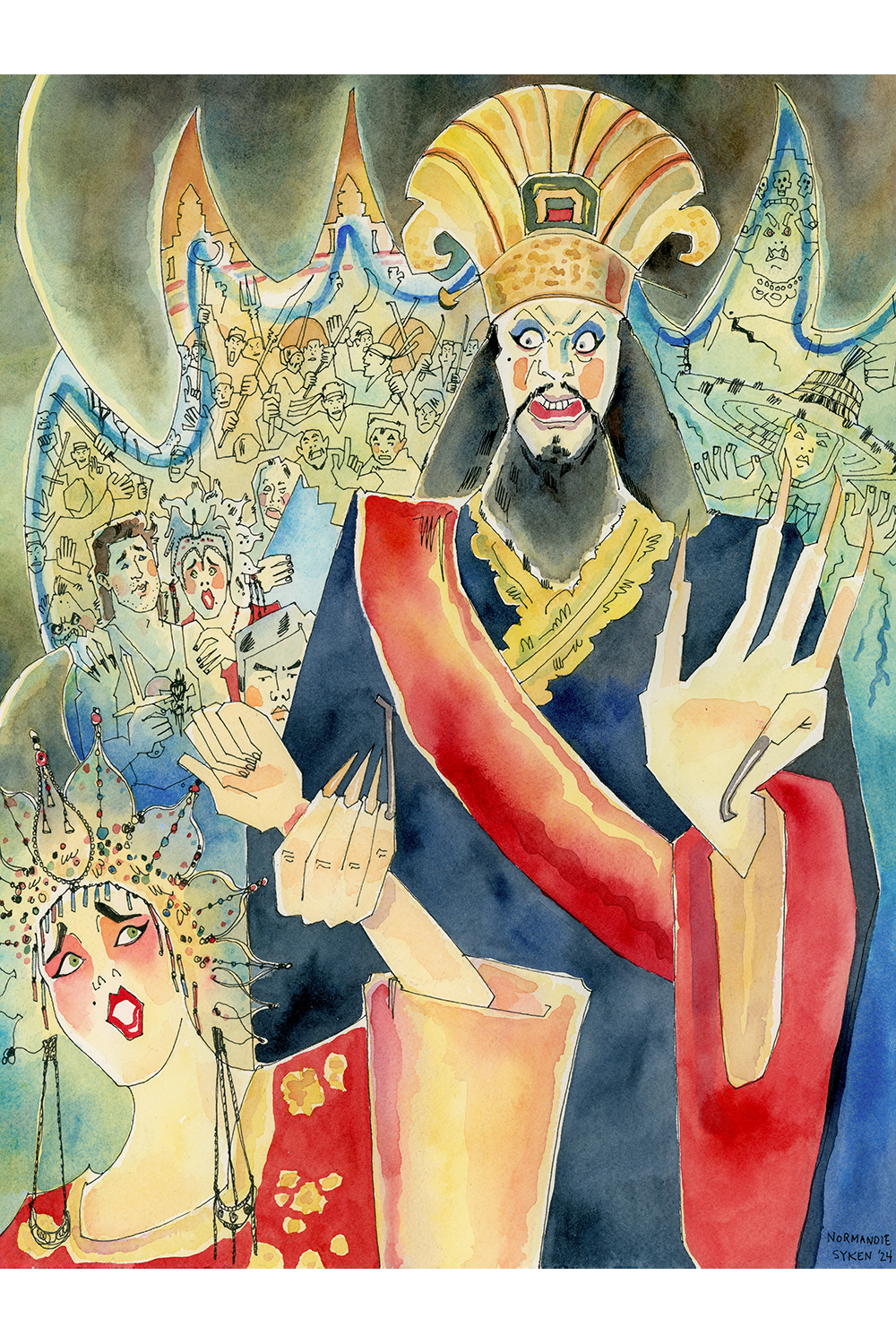 "Girl With the Green Eyes" by Normandie Syken