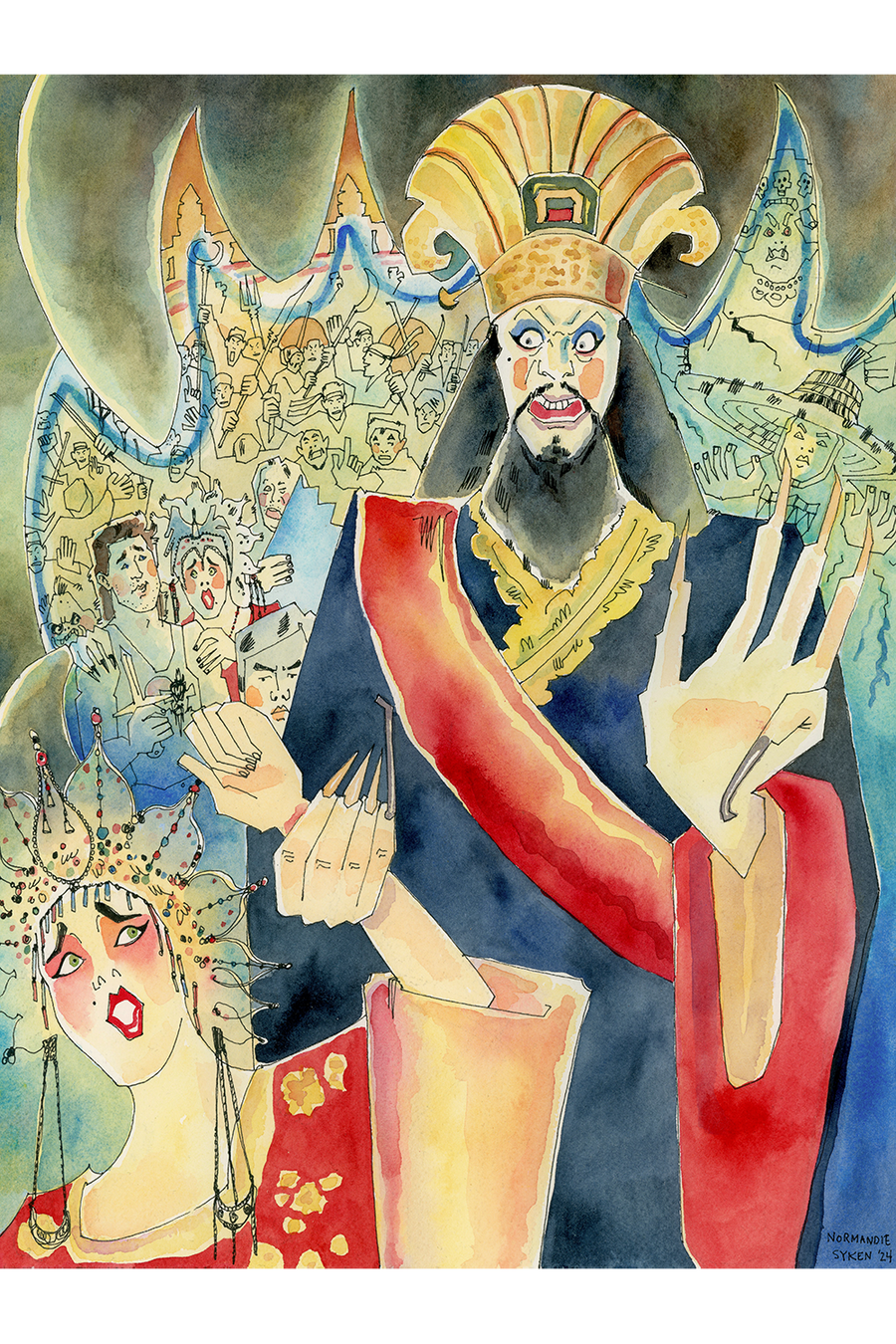 "Girl With the Green Eyes" by Normandie Syken